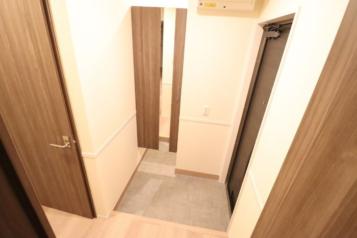 プレタクチュール中根町の玄関