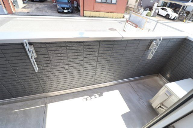 プレタクチュール中根町のバルコニー