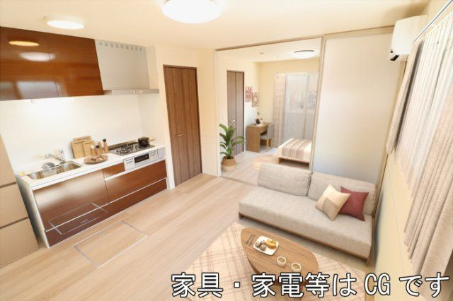 プレタクチュール中根町の居間・リビング