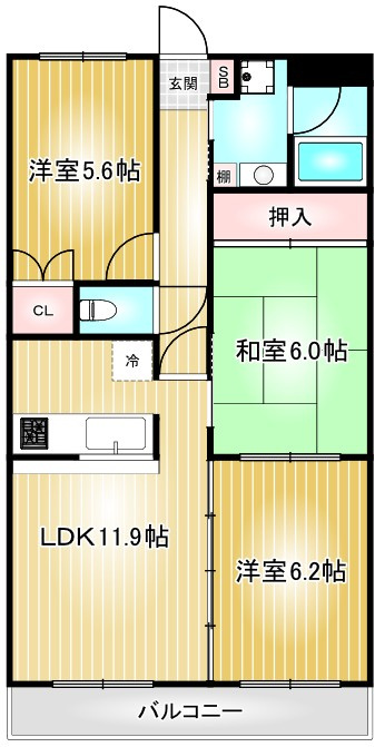 藤苑北山|名古屋市の賃貸ならMy賃貸の間取り|藤苑北山
