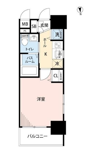 エステムプラザ品川大崎駅前レジデンシャルの間取り