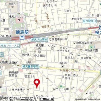 【地図】 | ルーブル豊玉Ⅱ