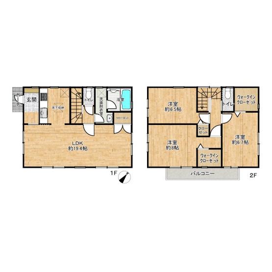 【間取り】 | 高槻市北大樋町戸建
