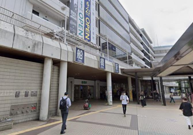 船橋市本町１丁目の店舗事務所の周辺