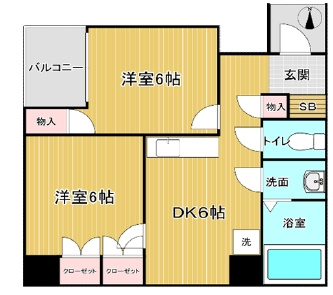 ドリームハイツ浅草の間取り|間取りです。
