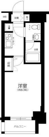 プレール・ドゥーク下板橋の間取り|間取りです。
