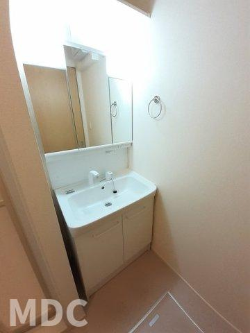 徳島市国府町南岩延のアパートの洗面所