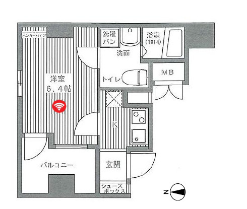 レジュールアッシュ谷町の間取り|レジュールアッシュ谷町　開放感ある間取り