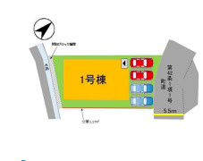 【区画図】 | 糟屋郡篠栗町和田4丁目3期・平屋　1号棟（全1棟）【仲介手数料無料・0円】 | 区画図です。1号棟