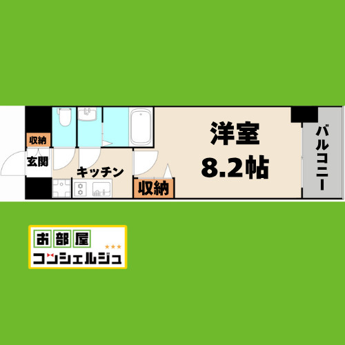 プレサンス上前津プレスの間取り