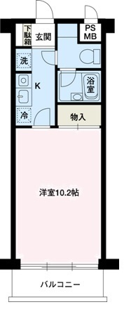 エスエスハイツ市川の間取り|※反転タイプ