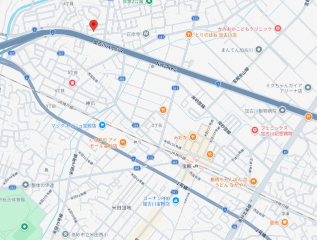 加古川市西神吉町岸第5（全1棟）新築の地図