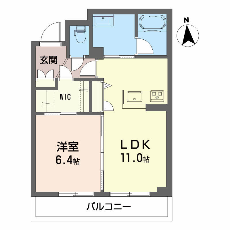 シャーメゾン アルファⅡの間取り