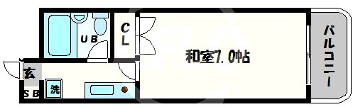 クレインハイツ南堀江の間取り|クレインハイツ南堀江　間取り