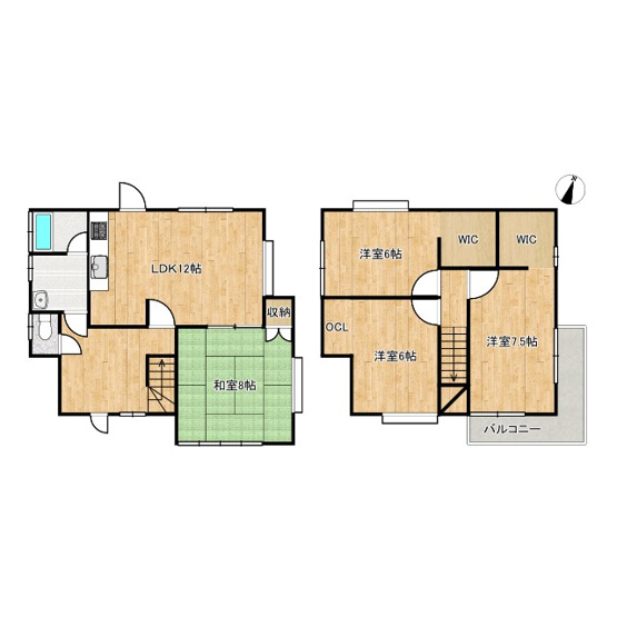 【間取り】 | 枚方市招提南町戸建