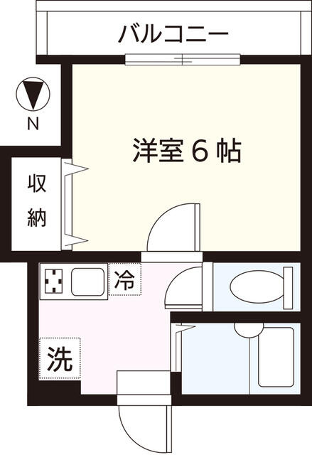 中道ハイツの間取り