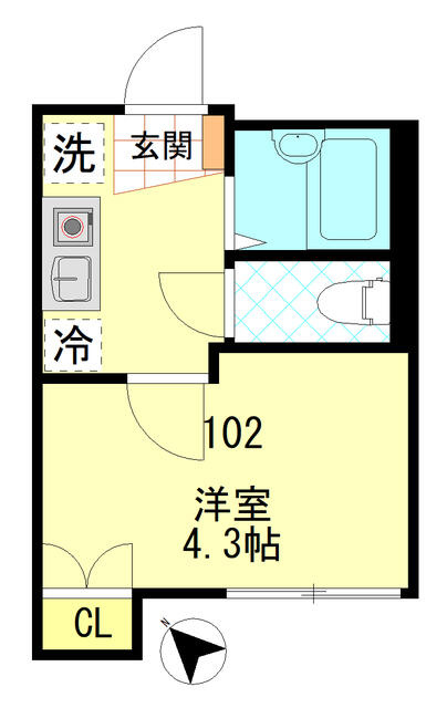カーザ志村の間取り