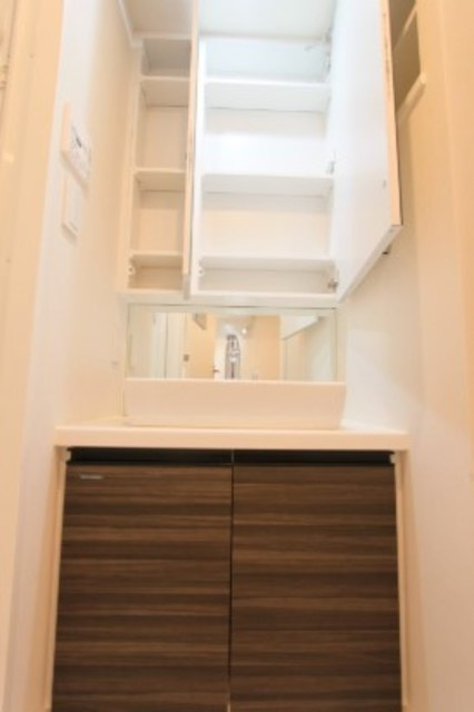 ＧＥＮＯＶＩＡ板橋　ｗｅｓｔ　ｇｒｅｅｎ　ｖｅｉｌの洗面所