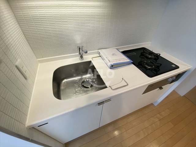 アーバネックス淀屋橋のキッチン|アーバネックス淀屋橋　2口ガスシステムキッチン