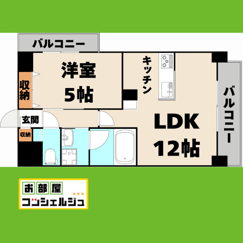 RAFFLE OZONEの間取り