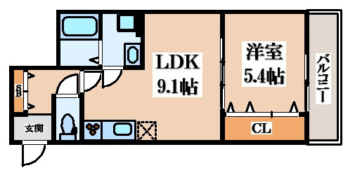 【間取り】 | クレアール俊徳道