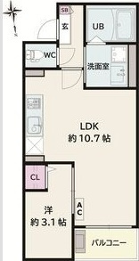 【間取り】 | Jack todanishiⅠ