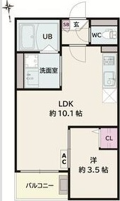 【間取り】 | Jack todanishiⅠ