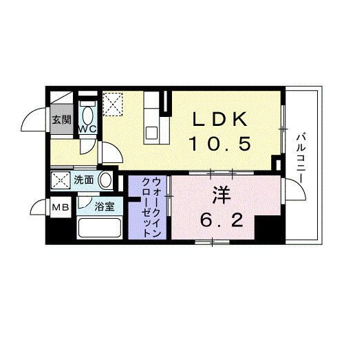 プレシャスの間取り|間取りです。