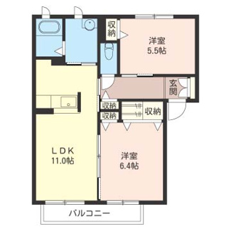 【間取り】 | 【シャーメゾン】ジュネス弐番館