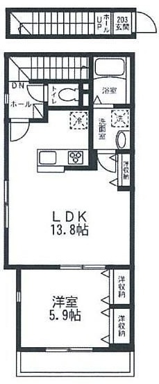 シャルールの間取り|間取りです。