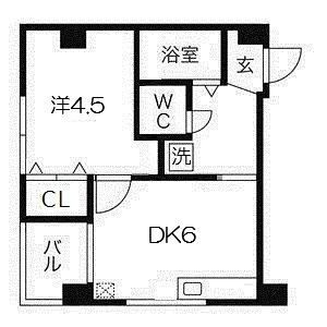 城内マンションの間取り