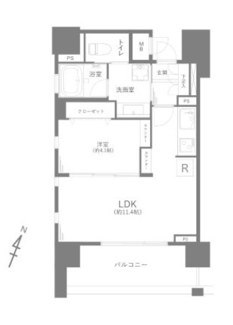 【間取り】 | レジデンシャルスター幡ヶ谷