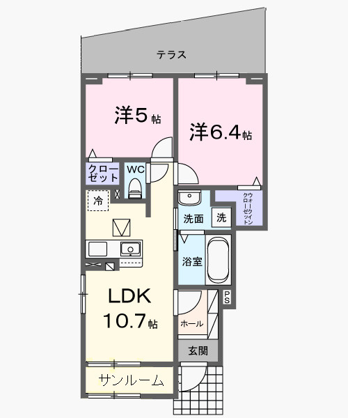 Casa Fika Bの間取り