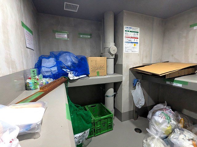 J.GRAN Court上野入谷の設備|24時間利用可能なゴミ置場です