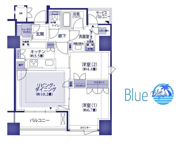 【間取り】 | フロール横濱関内