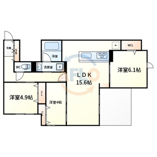 【間取り】 | ココルトリシア　諏訪小学校区 | ココルトリシア　間取り