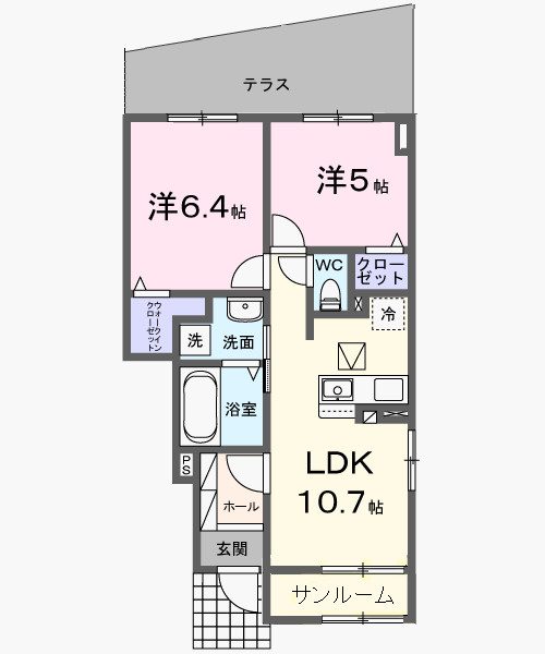 Casa Fika Bの間取り