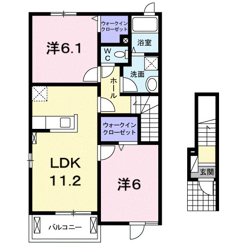 セブンハイツ南Ⅱの間取り