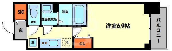 プレミアムコート天王寺EASTの間取り|プレミアムコート天王寺EAST　間取り