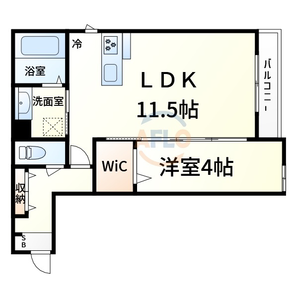 パインフローリッシュ西田辺の間取り|パインフローリッシュ西田辺　間取り