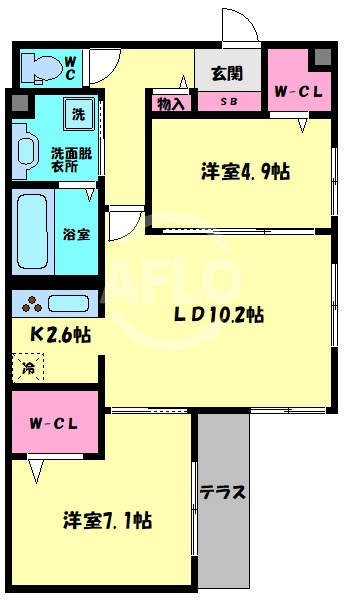 木蓮の間取り|木蓮　間取り