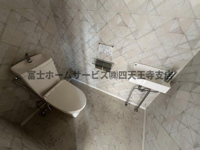 大阪市中央区南船場４丁目の店舗事務所のトイレ
