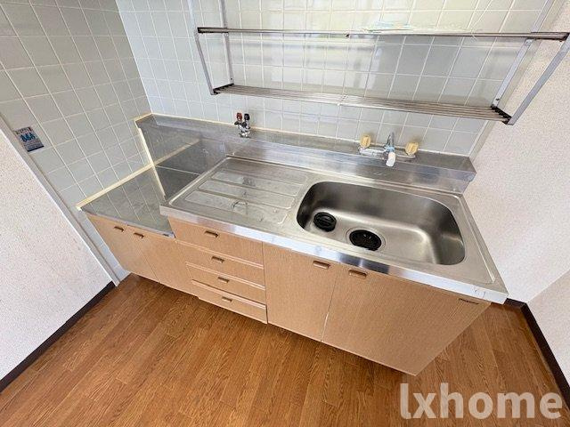 ミューズコートのキッチン|コンパクトなキッチンで掃除もラクラク