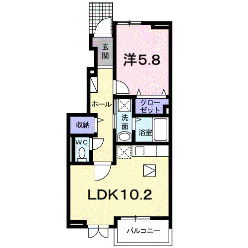 エスポワール道場の間取り