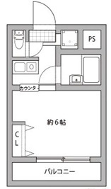 コスモメイト北野の間取り