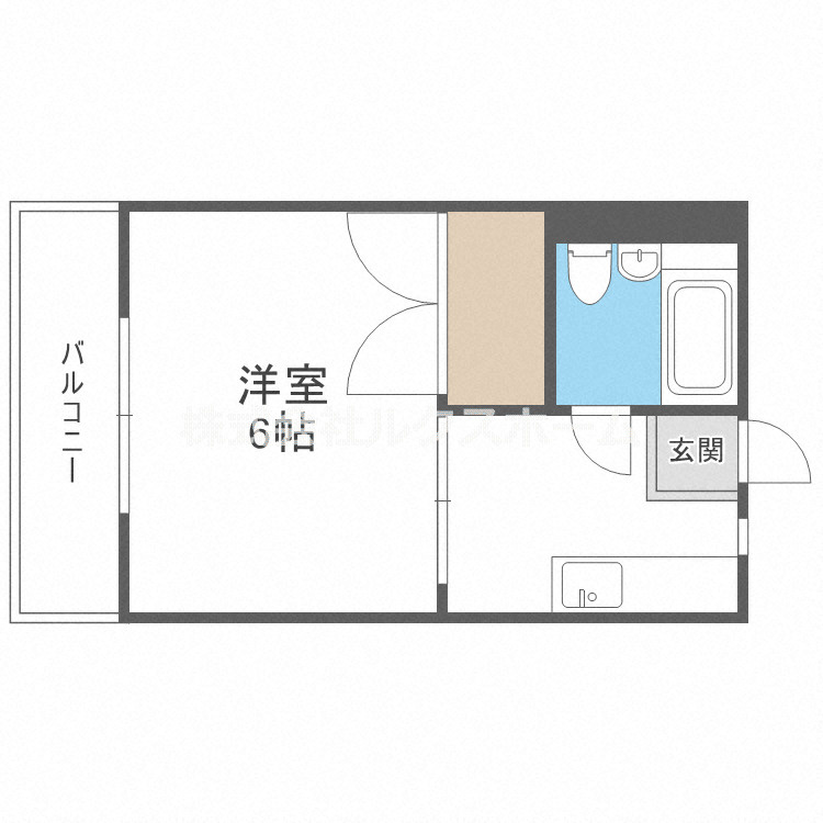 アムール摂津の間取り