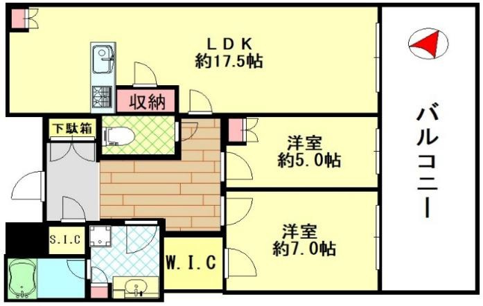 御影タワーレジデンスの間取り