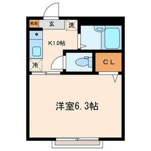 【間取り】 | メゾン・ド・ヴェル | 間取りです。