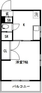 【間取り】 | ヴィレッジ・１ | 間取りです。