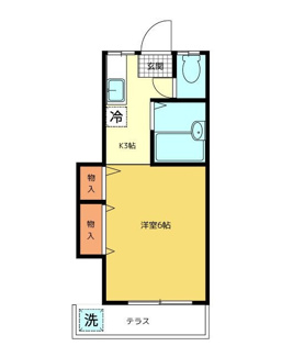 【間取り】 | 弥生ハイツ | 間取りです。